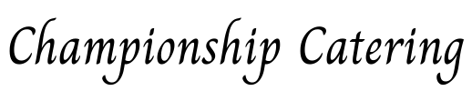 Championship Catering logo