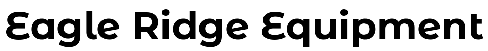 Eagle Ridge Equipment logo
