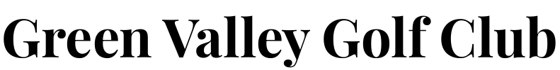 Green Valley Golf Club logo